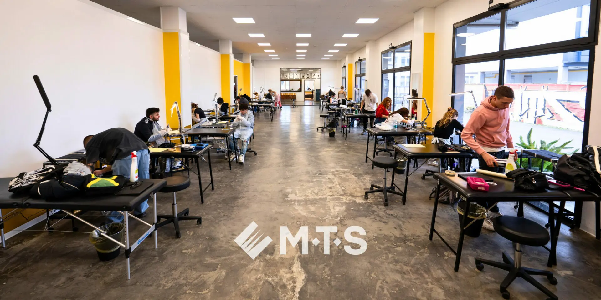 Milano Tattoo School (MTS) classroom