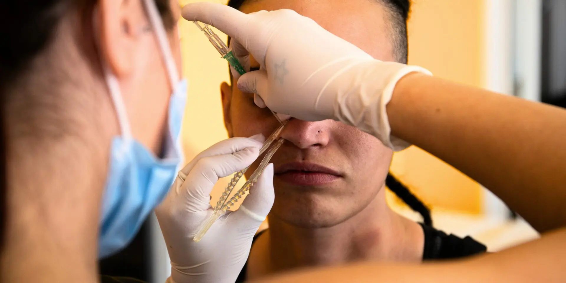 Performing a Nostril Piercing